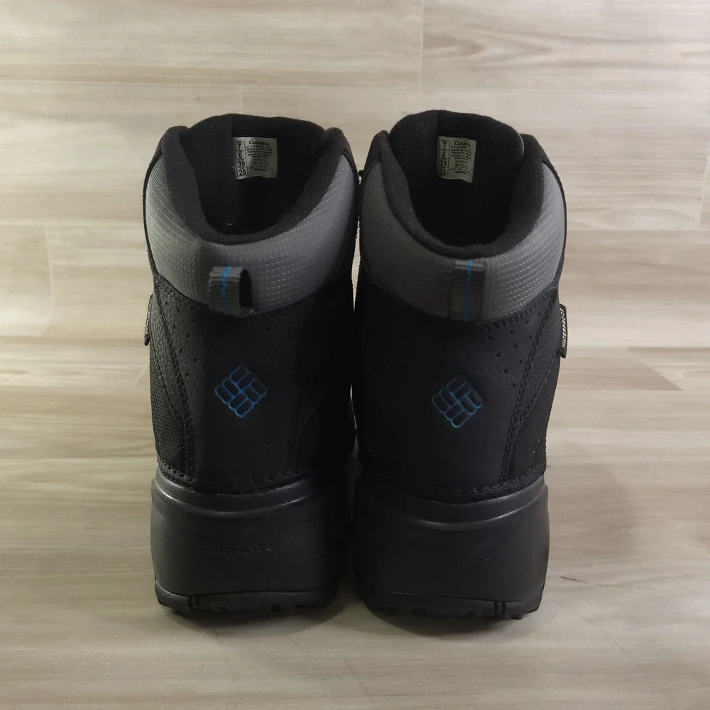Columbia Firecamp Rpe Tow II Boot Youth 7 Black Waterproof Winter Hiking BY1322